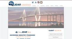 Desktop Screenshot of jearlogistics.com